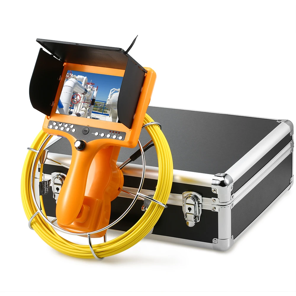 Drain Pipe Sewer Inspection Camera with DVR Function Distance Counter Industrial Inspection Snake Video Camera System
Drain Pipe Sewer Inspection Camera with DVR Function Distance Counter Industrial Inspection Snake Video Camera System
