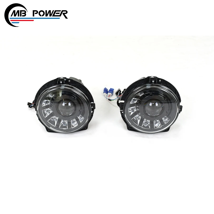 W463 G63 G500 G400 G350 W463 head lights fit for G CLASS W463 G63 G500 befor 2008 year made in taiwan head lights with LED
W463 G63 G500 G400 G350 W463 head lights fit for G CLASS W463 G63 G500 befor 2008 year made in taiwan head lights with LED