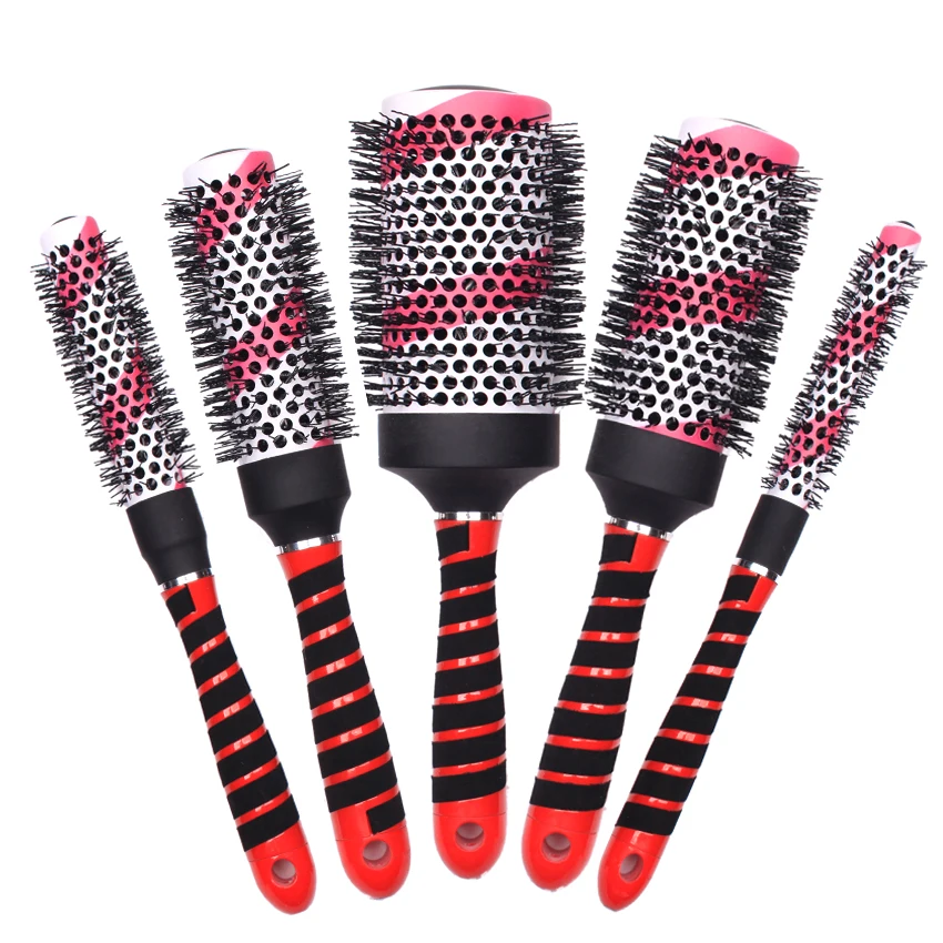 Professional 5 Piece Set Hair Ionic Barrel Brush Hair Round Curling Brush In High Quality Ceramic Hairbrush For Hairdressing
Professional 5 Piece Set Hair Ionic Barrel Brush Hair Round Curling Brush In High Quality Ceramic Hairbrush For Hairdressing