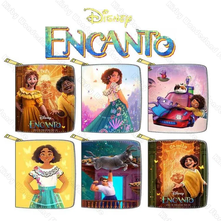 ENCANTO Wallet Leather PU Zipper Bifold Short Wallets New Movie Cartoon Madrigals Print Money Bag Yoda Purse Coin for Women
ENCANTO Wallet Leather PU Zipper Bifold Short Wallets New Movie Cartoon Madrigals Print Money Bag Yoda Purse Coin for Women