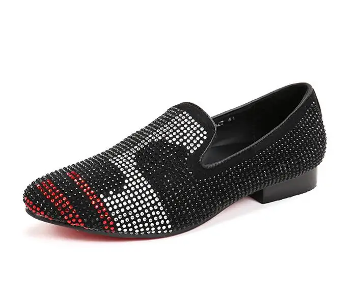 Fashion European style Casual Formal Shoes For Men Black Genuine Leather Men Wedding Shoes Gold Metallic Mens Studded Loafes 46
Fashion European style Casual Formal Shoes For Men Black Genuine Leather Men Wedding Shoes Gold Metallic Mens Studded Loafes 46
