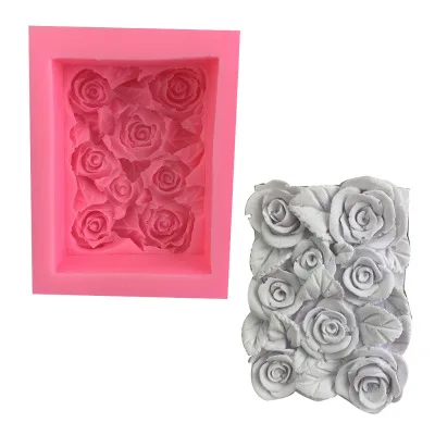 Прямоугольная роза кремния мороженое, мусс клей плесень мыло ручная работа штукатурка эпоксидные украшения и украшения для свечи Moluld
Прямоугольная роза кремния мороженое, мусс клей плесень мыло ручная работа штукатурка эпоксидные украшения и украшения для свечи Moluld