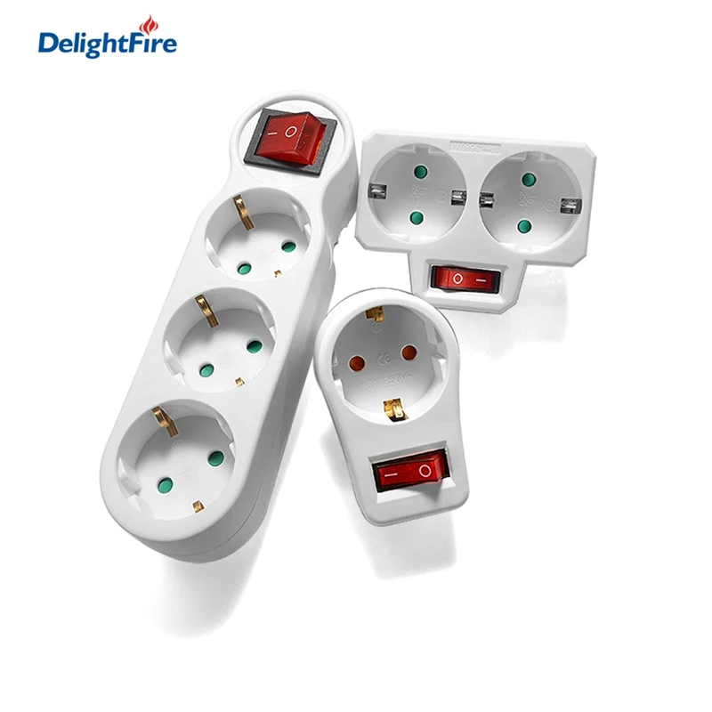 4.8mm European Standard EU Electric Socket Power Strip 16A 250V 1/2/3 Way Extension Socket German Power Extension Plug Converter
4.8mm European Standard EU Electric Socket Power Strip 16A 250V 1/2/3 Way Extension Socket German Power Extension Plug Converter