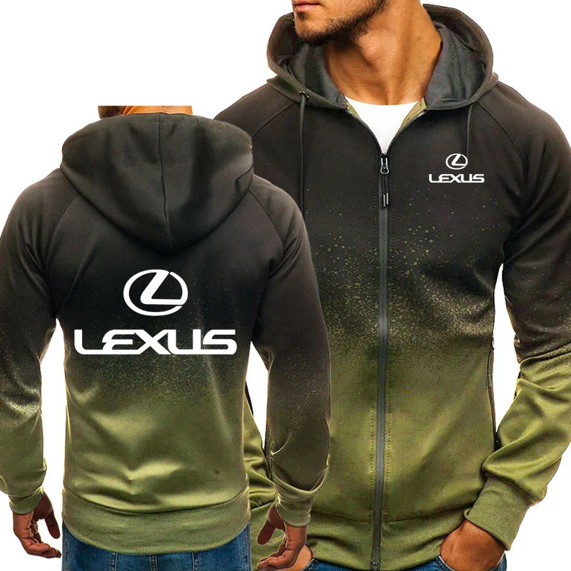 Hoodies Men Lexus Car Logo Print Casual HipHop Harajuku Gradient color Hooded Mens Fleece Sweatshirts zipper Jacket Man Clothing
Hoodies Men Lexus Car Logo Print Casual HipHop Harajuku Gradient color Hooded Mens Fleece Sweatshirts zipper Jacket Man Clothing