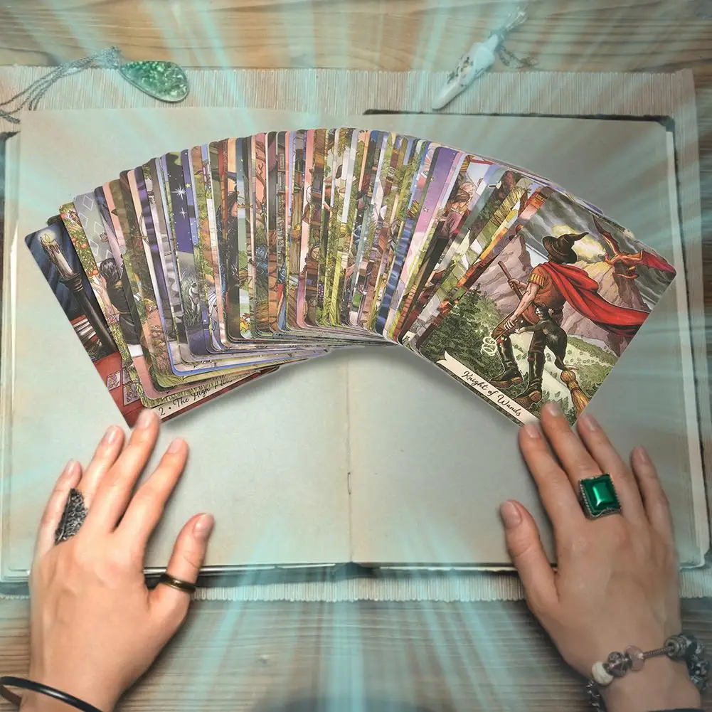 78 листов повседневной ведьмы настольная игра карты Таро карта|Карточные игры| |
