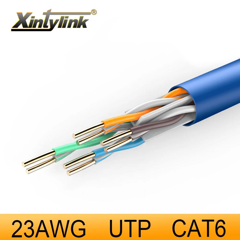 xintylink RJ45 Network Cable Cat6 UTP Pure Copper unShielded Twisted Pair 1G ethernet Patch LAN for Router ADSL Modem switch
xintylink RJ45 Network Cable Cat6 UTP Pure Copper unShielded Twisted Pair 1G ethernet Patch LAN for Router ADSL Modem switch