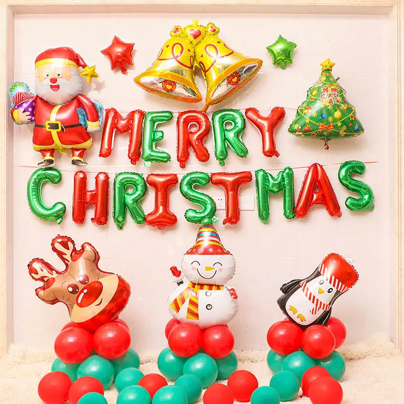 Christmas Balloon Party Background Wall Dress Up Aluminum Film Cartoon Alphabet Theme Balloons Wedding Party Decoration
Christmas Balloon Party Background Wall Dress Up Aluminum Film Cartoon Alphabet Theme Balloons Wedding Party Decoration