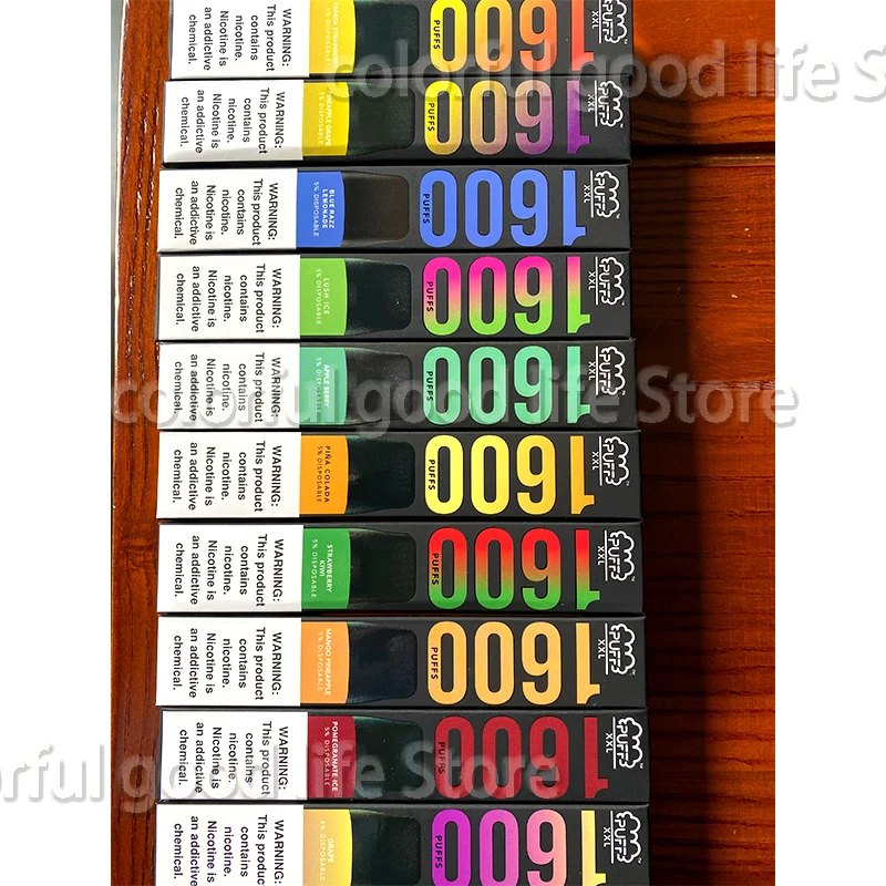 1Pcs/lot Puff Plus 1600XXL Puffs Disposable
1Pcs/lot Puff Plus 1600XXL Puffs Disposable