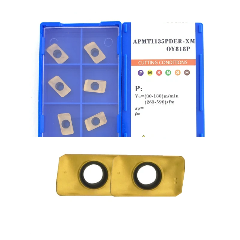 BEYOND APMT1135 APMT1605 PDER OY818P APMT Processing Steel Carbide Insert Lathe Tool CNC for Milling Cutter End Mill 10pcs
BEYOND APMT1135 APMT1605 PDER OY818P APMT Processing Steel Carbide Insert Lathe Tool CNC for Milling Cutter End Mill 10pcs