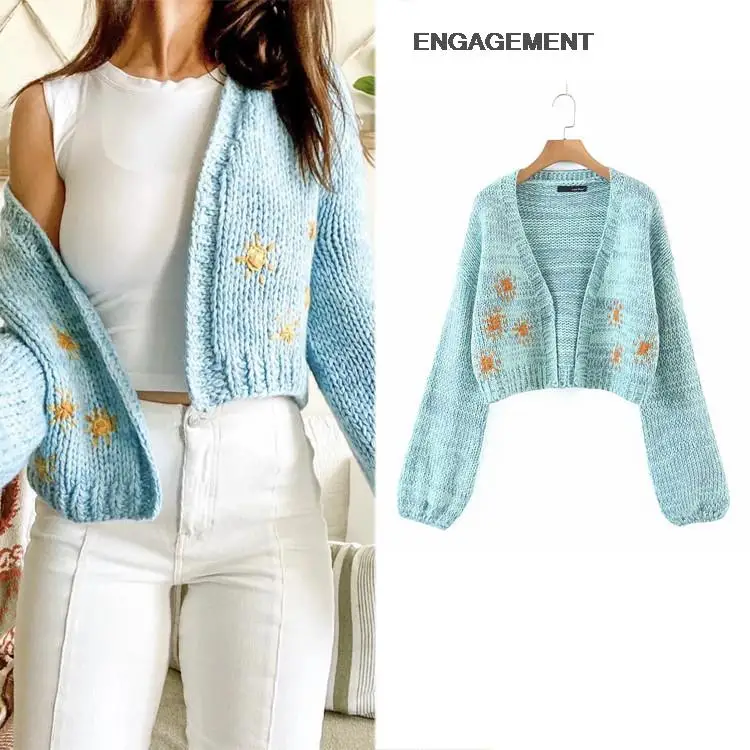 ENGAGEMENT za 2021 female Korean fashion sweater coat autumn winter women crochet loose cardigan sweater
ENGAGEMENT za 2021 female Korean fashion sweater coat autumn winter women crochet loose cardigan sweater