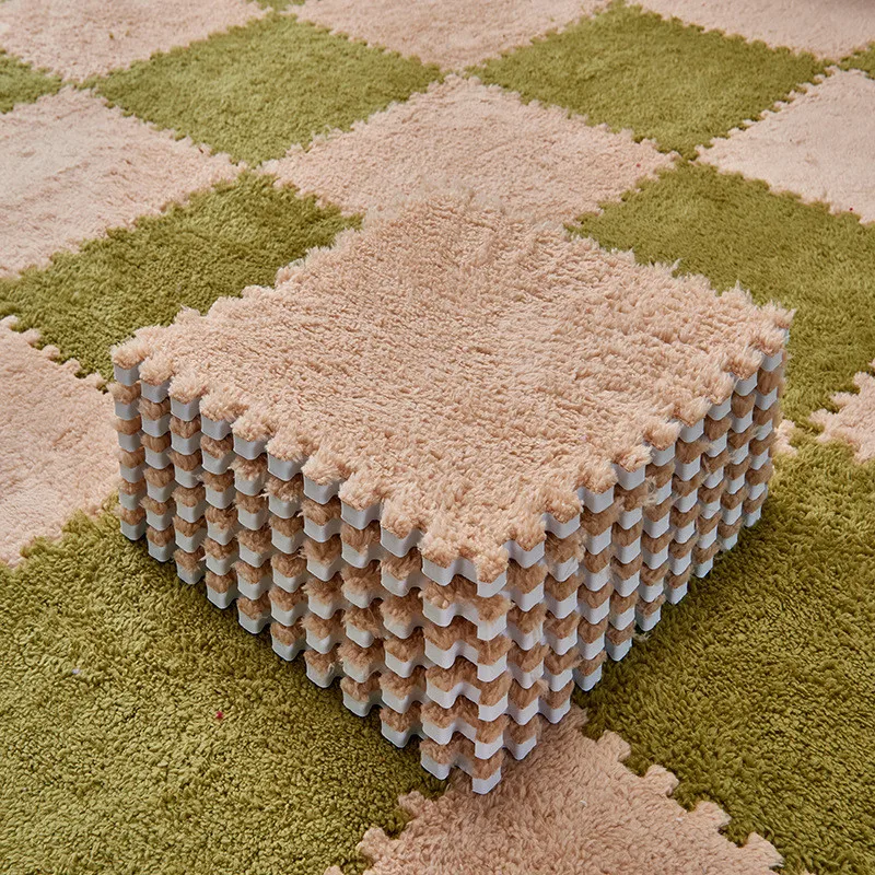 

Складные ковры для гостиной 2022 10 шт., плюшевые мягкие ковровые покрытия для скалолазания, разделенный ковер для ванной комнаты, Нескользящи...