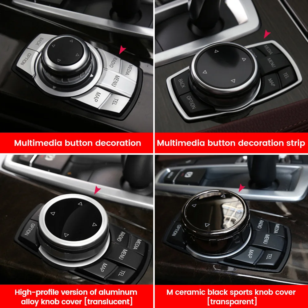 Car Multimedia Button Cover Knob Frame Trim For BMW X1 F25 X3 X4 F15 X5 F16 X6 1 2 3 5 Series F10 F20 F30 For Nbt Controller
Car Multimedia Button Cover Knob Frame Trim For BMW X1 F25 X3 X4 F15 X5 F16 X6 1 2 3 5 Series F10 F20 F30 For Nbt Controller