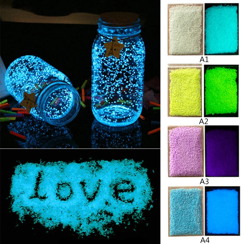 Luminous Sand Tank Fluorescent Particles Party Home Decoration DIY Glow In Dark 
Luminous Sand Tank Fluorescent Particles Party Home Decoration DIY Glow In Dark