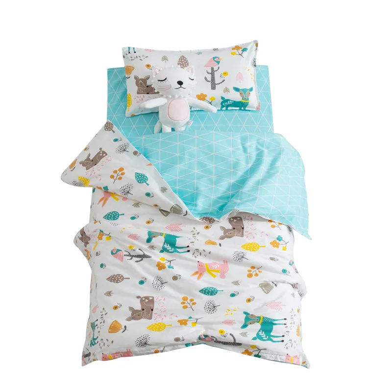 3Pcs Cotton Crib Bed Linen Kit Cartoon Baby Princess Bedding Set Includes Pillowcase Bed Sheet Duvet Cover Without Filler
3Pcs Cotton Crib Bed Linen Kit Cartoon Baby Princess Bedding Set Includes Pillowcase Bed Sheet Duvet Cover Without Filler