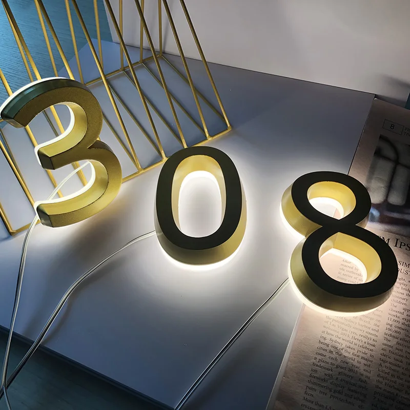Acrylic Mini House Numbers lights 0/9 A/B/C 3D Customs Outdoor Plates Stainless Steel Letter Sign Address Number for Apartment
Acrylic Mini House Numbers lights 0/9 A/B/C 3D Customs Outdoor Plates Stainless Steel Letter Sign Address Number for Apartment