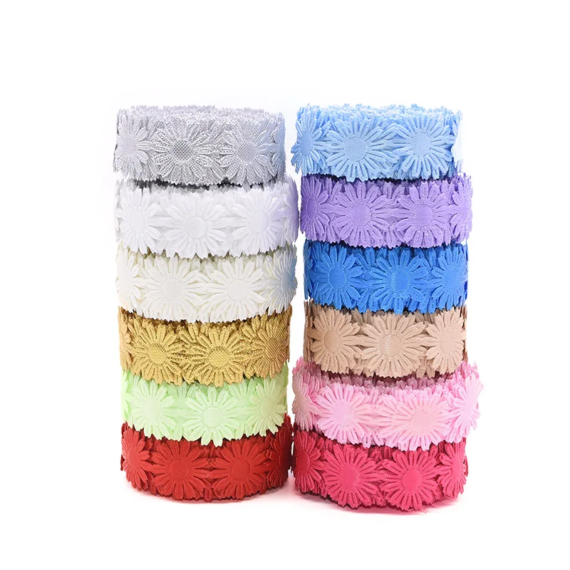 5/10/20Yards 18mm Mini Daisy Flowers Shape Embossed Hollow Lace Trim Ribbon Wedding Decoration Sewing Applique DIY Accessories8z
5/10/20Yards 18mm Mini Daisy Flowers Shape Embossed Hollow Lace Trim Ribbon Wedding Decoration Sewing Applique DIY Accessories8z