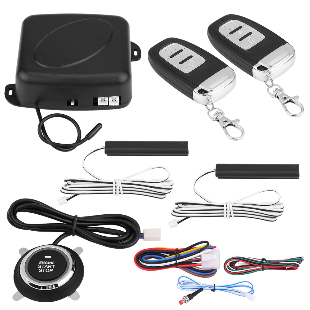 9Pcs Universal Car SUV Alarm System Security Keyless Entry Push Button Remote StarterCar
9Pcs Universal Car SUV Alarm System Security Keyless Entry Push Button Remote StarterCar