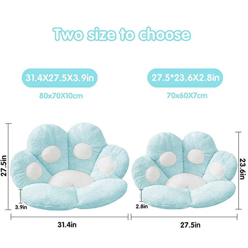 Armchair Seat Cat Paw Cushion for Office Dinning Chair Desk Seat Backrest Pillow Office Seats Massage Cat Paw Cushion Cartoons
Armchair Seat Cat Paw Cushion for Office Dinning Chair Desk Seat Backrest Pillow Office Seats Massage Cat Paw Cushion Cartoons