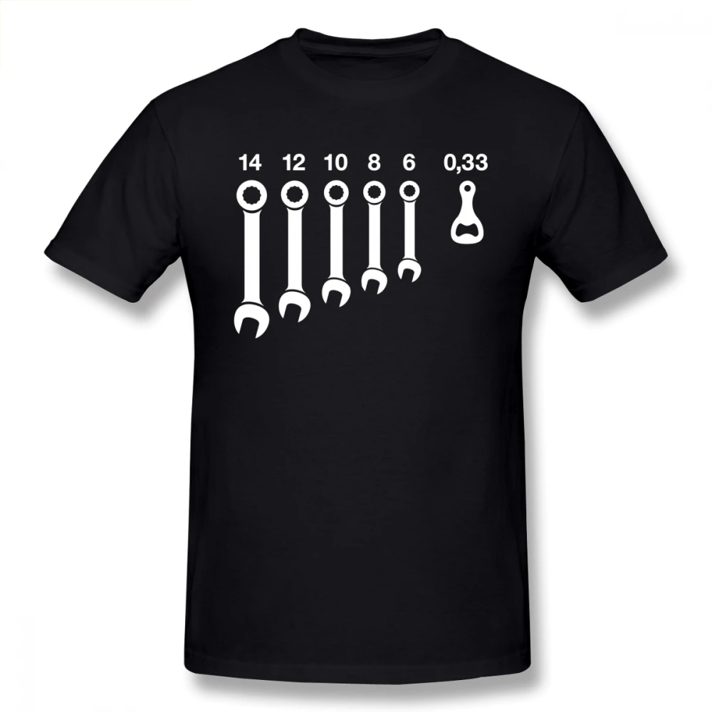 Wrenches Beer Bottle Opener Tools Men T Shirt Hiphop Vegan Oversize Cotton Crewneck Short Sleeve Men Clothes 2018
Wrenches Beer Bottle Opener Tools Men T Shirt Hiphop Vegan Oversize Cotton Crewneck Short Sleeve Men Clothes 2018