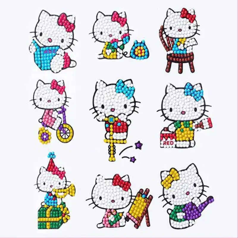 New diamond painting stickers for children, 5D DIY diamond painting kit, diamond embroidery free sticker kit, easy DIY mosaic
New diamond painting stickers for children, 5D DIY diamond painting kit, diamond embroidery free sticker kit, easy DIY mosaic