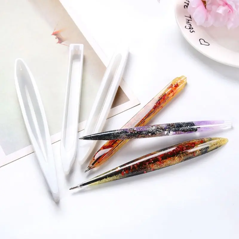 3Pcs DIY Ballpoint Pen Silicone Resin Molds With 30Pcs Refills 3 Colors Pen Epoxy Resin Casting Molds Art Craft Tools
3Pcs DIY Ballpoint Pen Silicone Resin Molds With 30Pcs Refills 3 Colors Pen Epoxy Resin Casting Molds Art Craft Tools