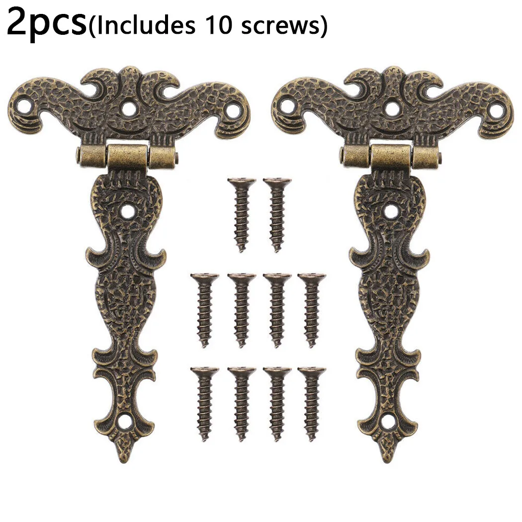 2pcs Retro Bronze Zinc Alloy Butt Hinges Antique Wooden Box Decorative Hinge Home Hardware Door Cabinet Retro Hinge
2pcs Retro Bronze Zinc Alloy Butt Hinges Antique Wooden Box Decorative Hinge Home Hardware Door Cabinet Retro Hinge