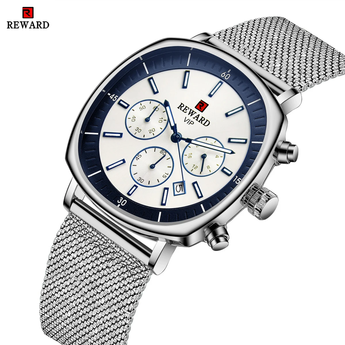 REWARD Top Luxury Men Business Watch Milanese Steel Mesh Band Auto Date Quartz WristWatch Waterproof Masculino Reloj Hombre
REWARD Top Luxury Men Business Watch Milanese Steel Mesh Band Auto Date Quartz WristWatch Waterproof Masculino Reloj Hombre