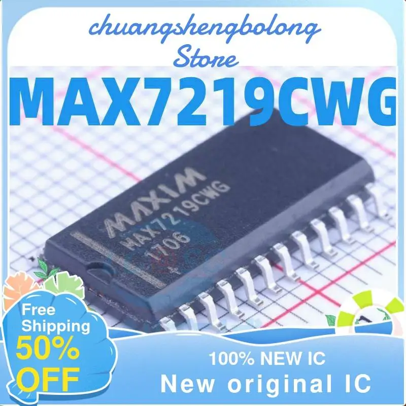 10-200 шт. MAX7219 MAX7219CWG MAX7219EWG SOP24 светодиодный дисплей драйвер новый оригинальный IC
10-200 шт. MAX7219 MAX7219CWG MAX7219EWG SOP24 светодиодный дисплей драйвер новый оригинальный IC