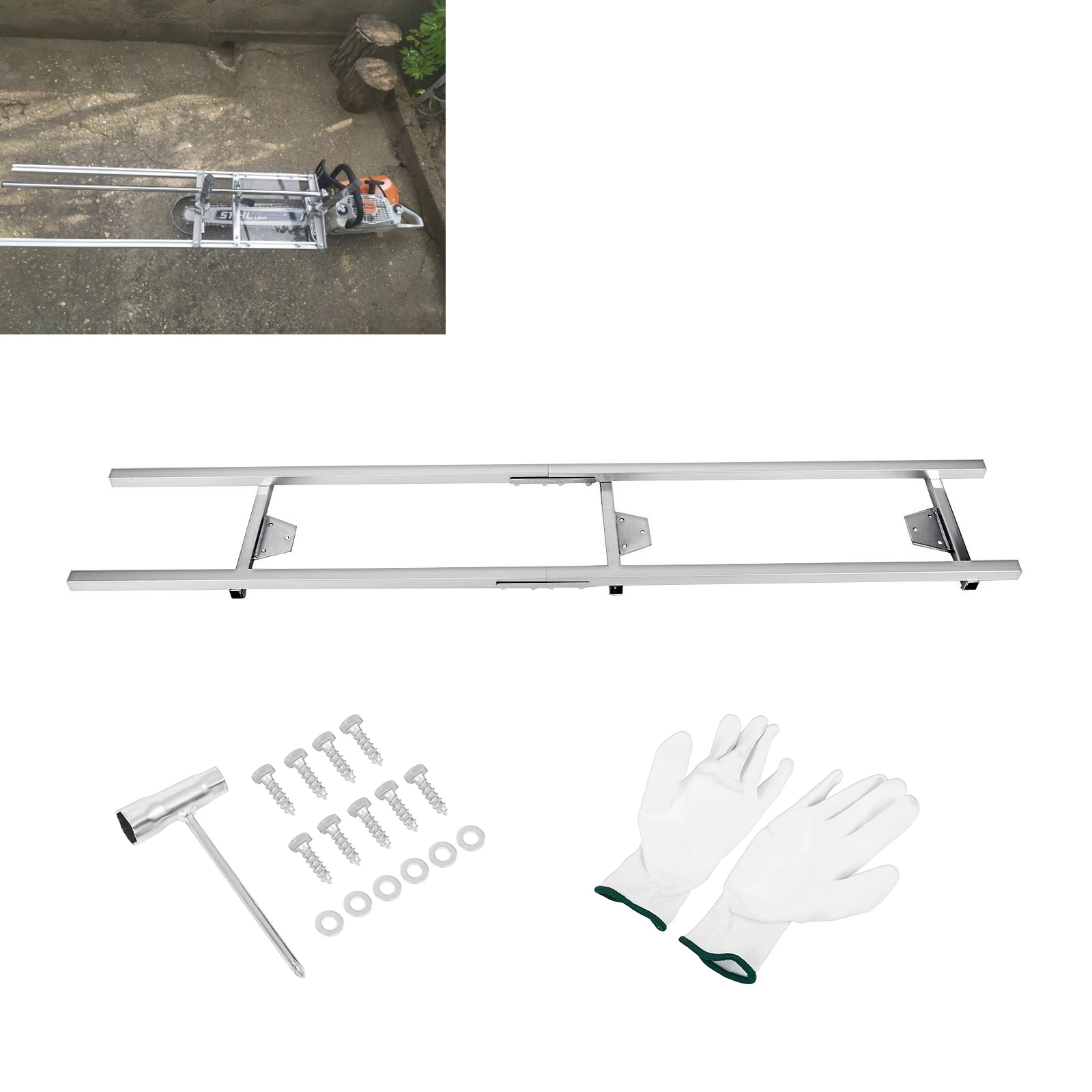 Samger 1.8m Mobile Chainsaw Mill Planking Mill Cutter Guide for Wood Chainsaw Chainsaw Mill Kit Milling Sutter Guide
Samger 1.8m Mobile Chainsaw Mill Planking Mill Cutter Guide for Wood Chainsaw Chainsaw Mill Kit Milling Sutter Guide