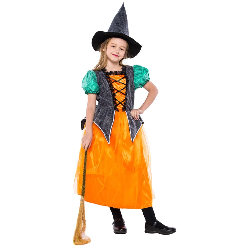 Halloween Costume For Kids Baby Girls Children Little Witch Dress Girl Cosplay Carnival Party Princess Fancy Dress Fantasia
Halloween Costume For Kids Baby Girls Children Little Witch Dress Girl Cosplay Carnival Party Princess Fancy Dress Fantasia