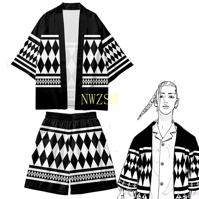 Tokyo Revengers Ken Ryuguji Haori Cosplay Costume Anime Kimono T Shirt Shorts Suit Halloween Costumes
Tokyo Revengers Ken Ryuguji Haori Cosplay Costume Anime Kimono T Shirt Shorts Suit Halloween Costumes