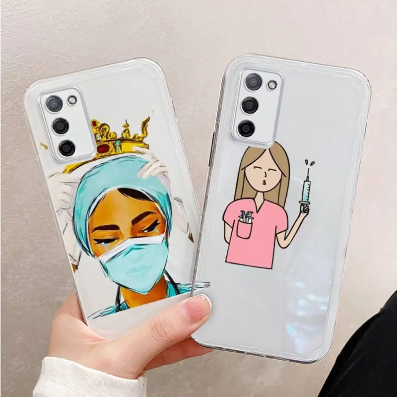 Nurse Queen Doctor King Phone Case For Xiaomi Mi 11 Ultra Lite 10 Redmi Note 9 8 7 9a K30S K40 Pro Transparent Coque
Nurse Queen Doctor King Phone Case For Xiaomi Mi 11 Ultra Lite 10 Redmi Note 9 8 7 9a K30S K40 Pro Transparent Coque