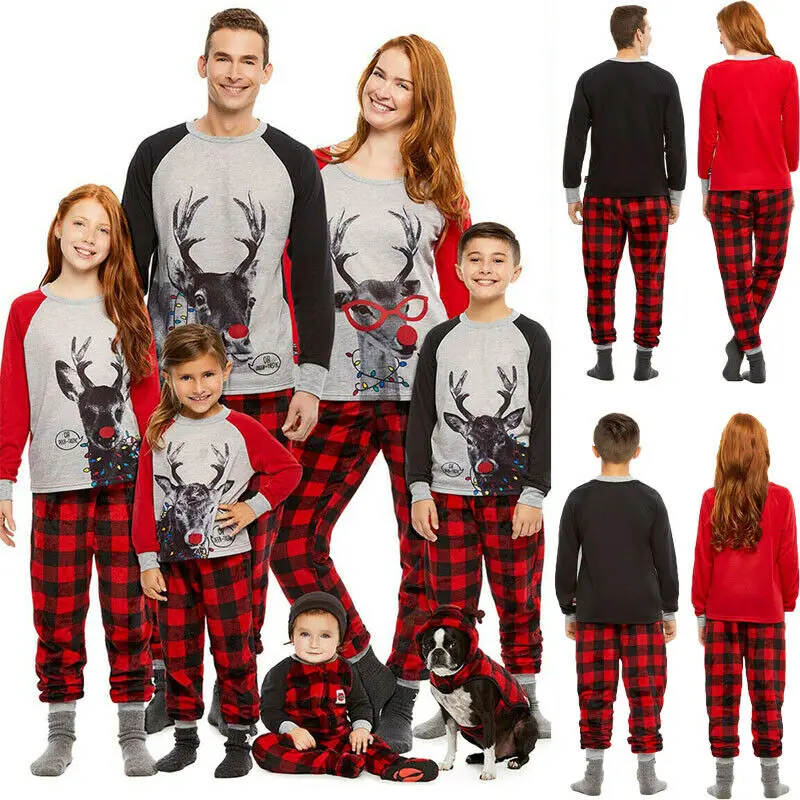 New Year Family Matching Christmas Pajamas Set Mother Kids Sleepwear Father Boy Girl Nightwear Deer Plaid Family Pajamas Look
New Year Family Matching Christmas Pajamas Set Mother Kids Sleepwear Father Boy Girl Nightwear Deer Plaid Family Pajamas Look
