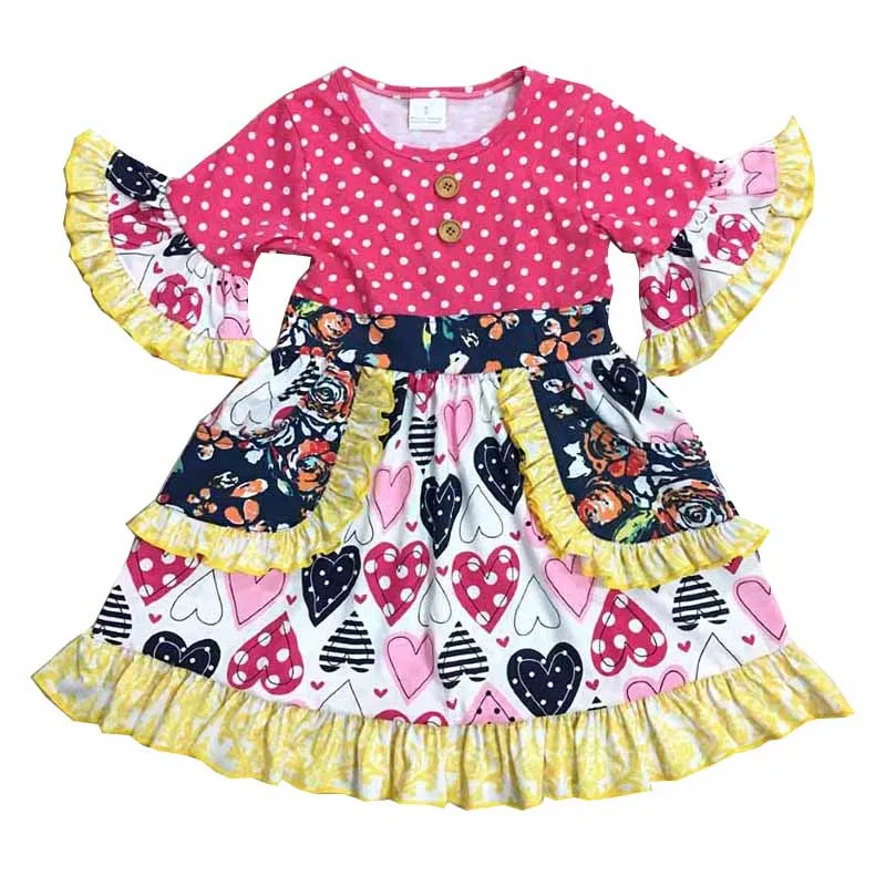 Childrens Clothing Girls Love Heart Print V-day Dress for Kids Girls Valetine's day Party Twirl Dress Baby Girl Ruched Dresses
Childrens Clothing Girls Love Heart Print V-day Dress for Kids Girls Valetine's day Party Twirl Dress Baby Girl Ruched Dresses