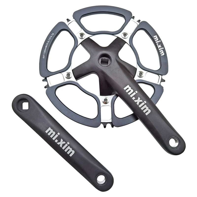 Mi.Xim Bicycle Crank Sprocket Five-Hole 53T Single Sprocket Suitable for Folding Bikes, BMXs, Road Bikes
Mi.Xim Bicycle Crank Sprocket Five-Hole 53T Single Sprocket Suitable for Folding Bikes, BMXs, Road Bikes