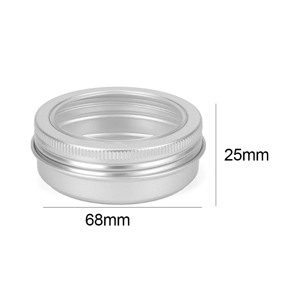 10Pcs 60ml Aluminum Empty Makeup Face Cream Box Round Refillable Bottles Hair Wax Face Cream Lip Balm Storage Box Container
10Pcs 60ml Aluminum Empty Makeup Face Cream Box Round Refillable Bottles Hair Wax Face Cream Lip Balm Storage Box Container