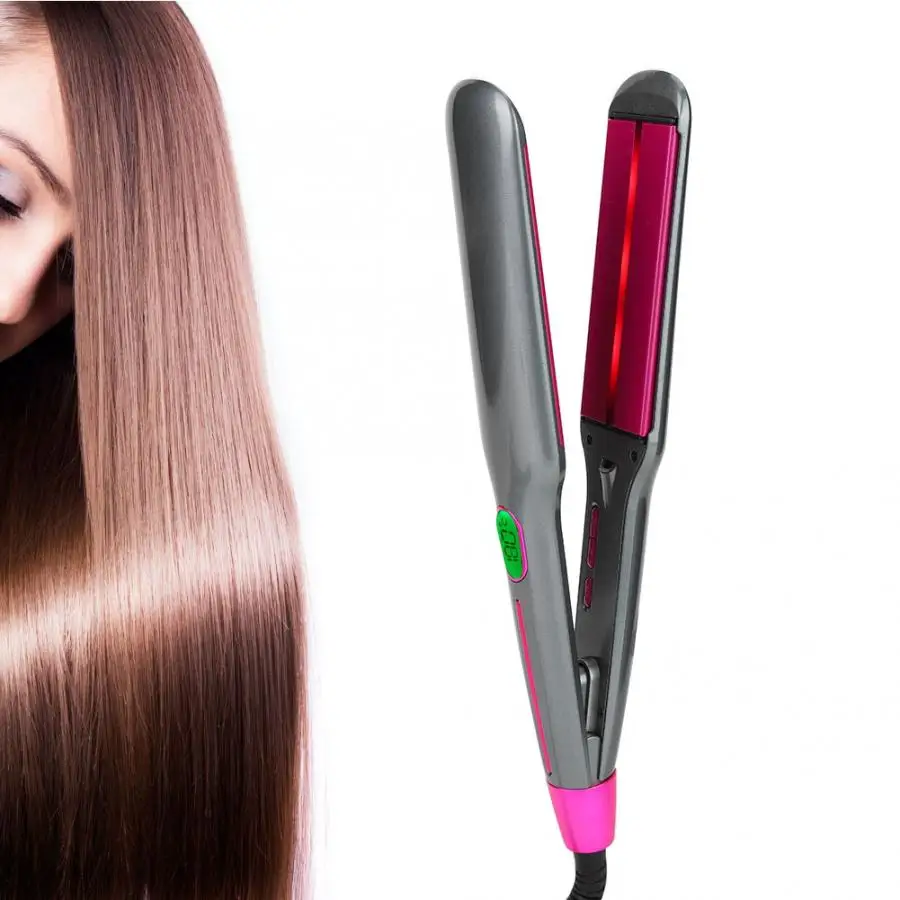 Barber Accessories Anion LED Electric Ceramic Infrared Hair Straightener Hairdressing Tool 110-240V Barbershop
Barber Accessories Anion LED Electric Ceramic Infrared Hair Straightener Hairdressing Tool 110-240V Barbershop