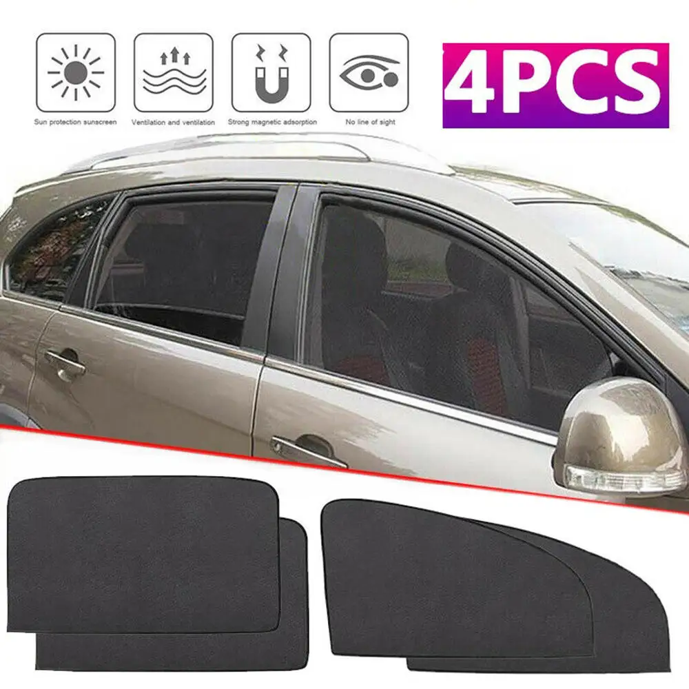 4Pcs Magnetic Sunshade Front Rear Side Window Protector Black Car Curtain For Sun Shade Car Accessories
4Pcs Magnetic Sunshade Front Rear Side Window Protector Black Car Curtain For Sun Shade Car Accessories