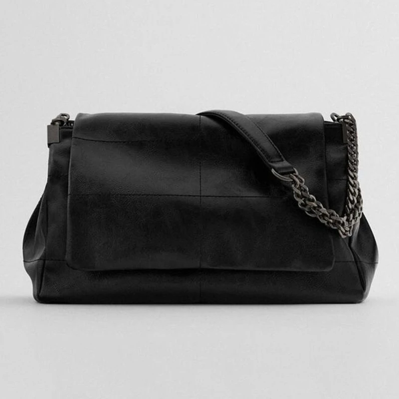 Vintage Simply PU Leather Crossbody Bags For Women 2021 Solid Color Shoulder Messenger Bag Lady Chain Travel Handbag Women Purse 
Vintage Simply PU Leather Crossbody Bags For Women 2021 Solid Color Shoulder Messenger Bag Lady Chain Travel Handbag Women Purse