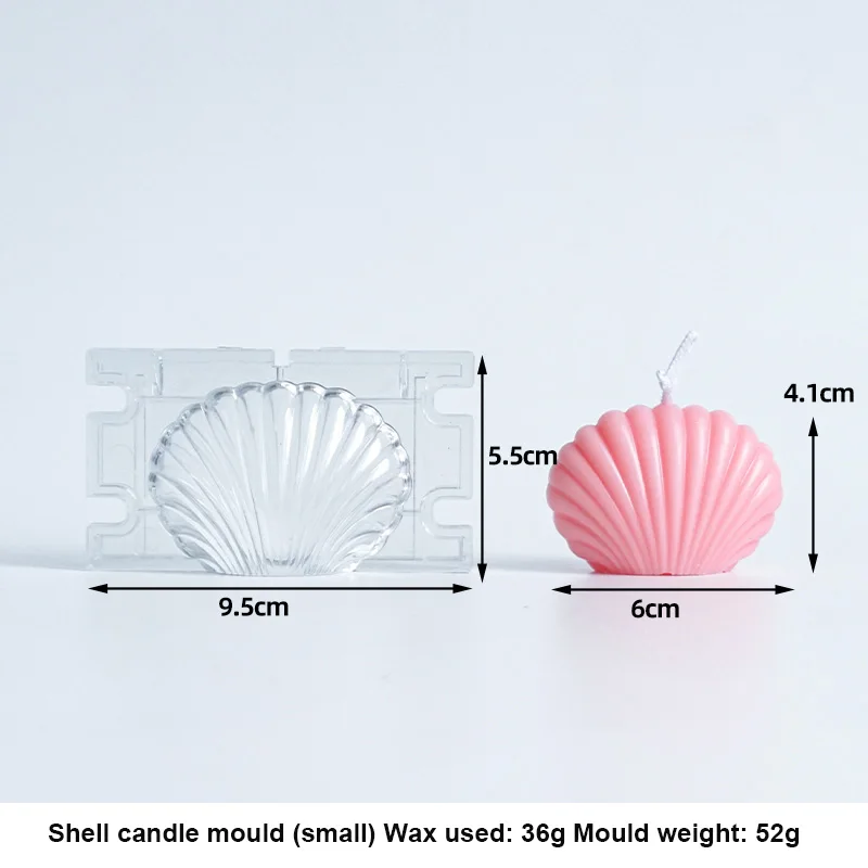Large/Small Size Small Shell Shape Candle Mould Soy Wax Essential Oil Aromatherapy Candle DIY Candle Material Mold Silicone Mold
Large/Small Size Small Shell Shape Candle Mould Soy Wax Essential Oil Aromatherapy Candle DIY Candle Material Mold Silicone Mold