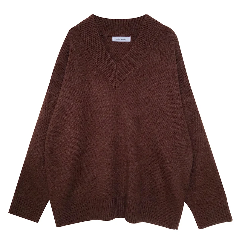 5 colors 2018 korean style loose v neck solid color knitted warm sweaters womens sweaters and pullovers (X164)
5 colors 2018 korean style loose v neck solid color knitted warm sweaters womens sweaters and pullovers (X164)