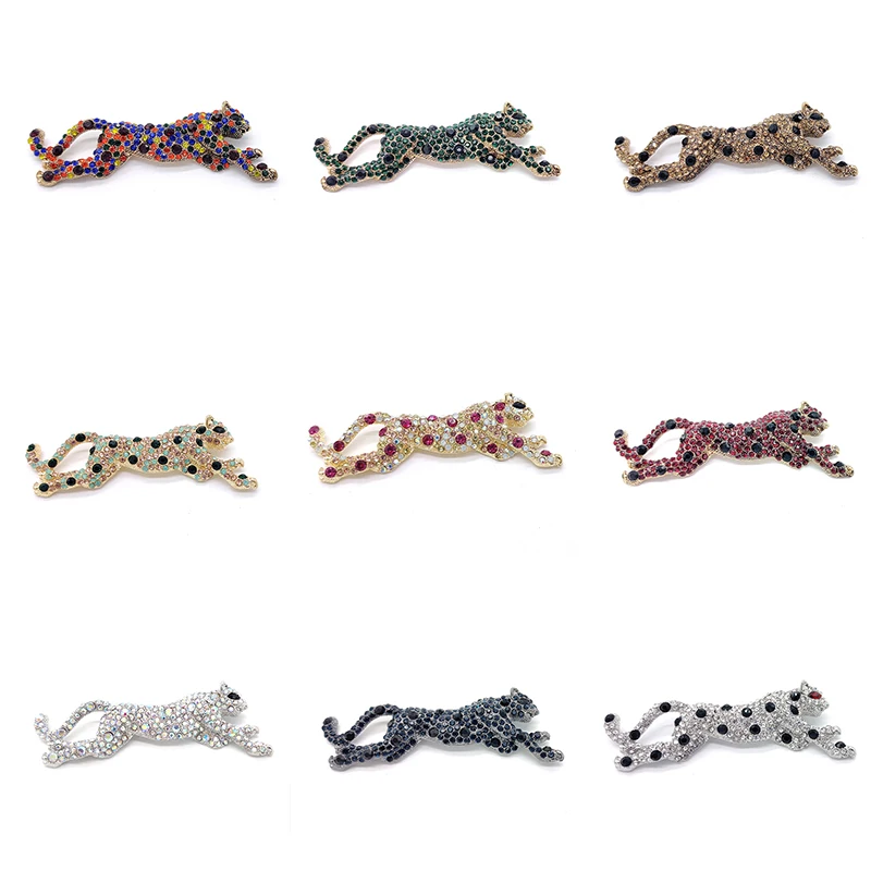 

PD BROOCH 2022 New High-end Jaguar Animal Leopard Zircon Brooch Clothing Bag Accessories In Stock Jewelry Pins
