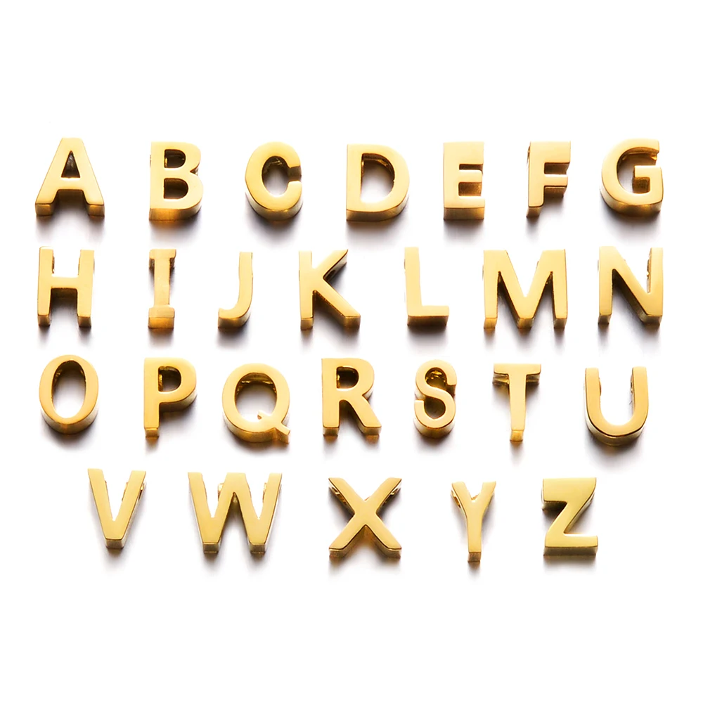 26 Initial Letter Spacer Charms Custom Letter Name Pendant For Jewelry Making DIY Bracelet Necklace Personalized Jewelry Gift
26 Initial Letter Spacer Charms Custom Letter Name Pendant For Jewelry Making DIY Bracelet Necklace Personalized Jewelry Gift