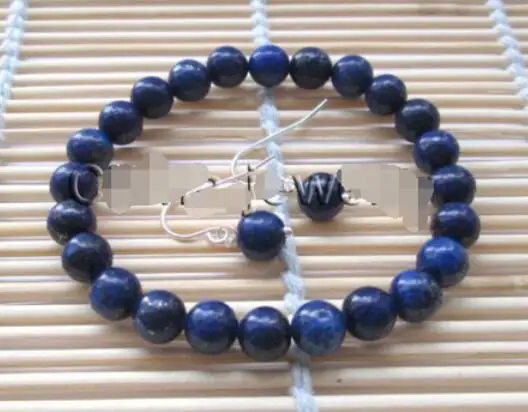FREE SHIPPING hot sale~~~ 8 " 8mm natural round lapis lazuli bracelet + 925 silver earring one set
FREE SHIPPING hot sale~~~ 8 " 8mm natural round lapis lazuli bracelet + 925 silver earring one set