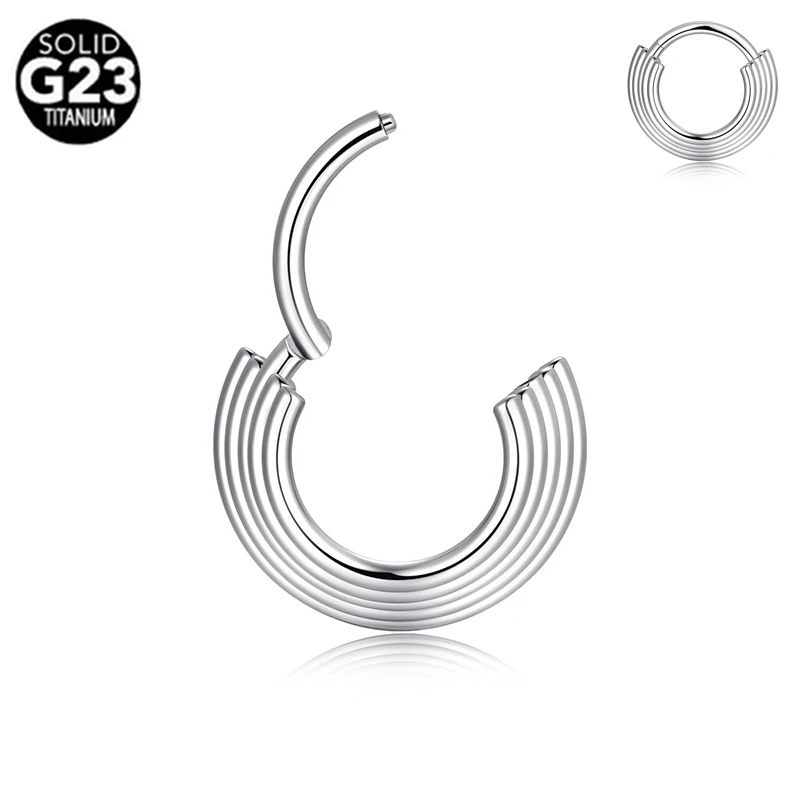 ASTM F136 G23 Titanium Bee Honeycomb Nose Rings Septum Clicker Piercing 16G
ASTM F136 G23 Titanium Bee Honeycomb Nose Rings Septum Clicker Piercing 16G