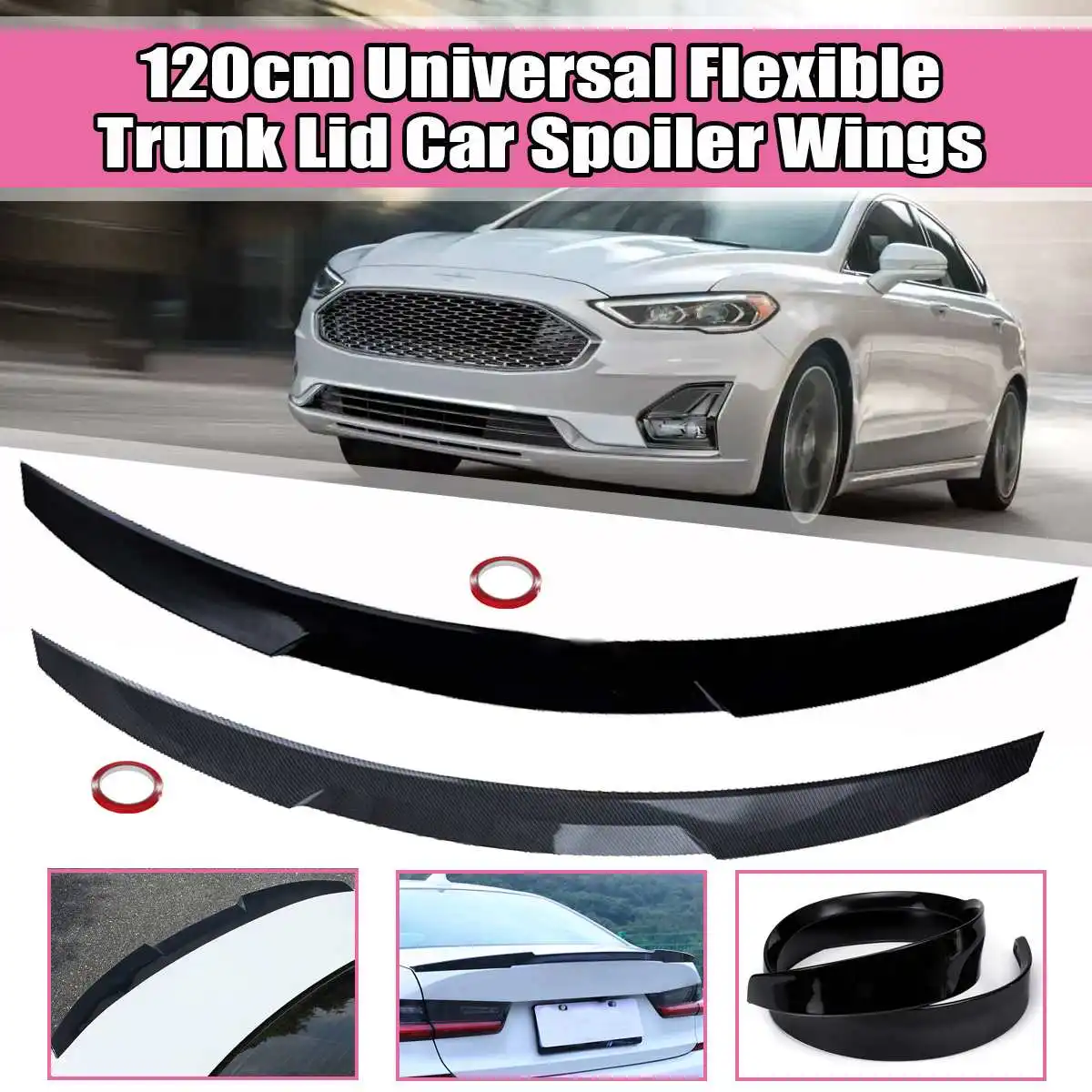 Универсальные автомобильные задние Спойлеры для багажника, дефлектор воздуха для крыльев, спойлер, декоративные полосы для седанов, хэтчбе...
Универсальные автомобильные задние Спойлеры для багажника, дефлектор воздуха для крыльев, спойлер, декоративные полосы для седанов, хэтчбе...