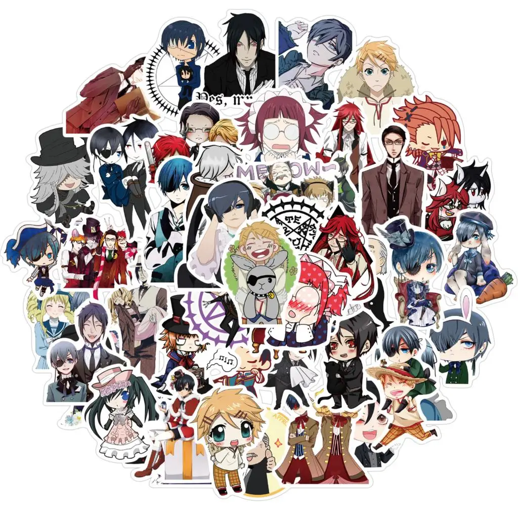 10/50/100Pcs/Lot Anime Stickers Black Butler Graffiti Luggage Computer Suitcase Skateboard Waterproof Wholesale Cartoon Sticker
10/50/100Pcs/Lot Anime Stickers Black Butler Graffiti Luggage Computer Suitcase Skateboard Waterproof Wholesale Cartoon Sticker