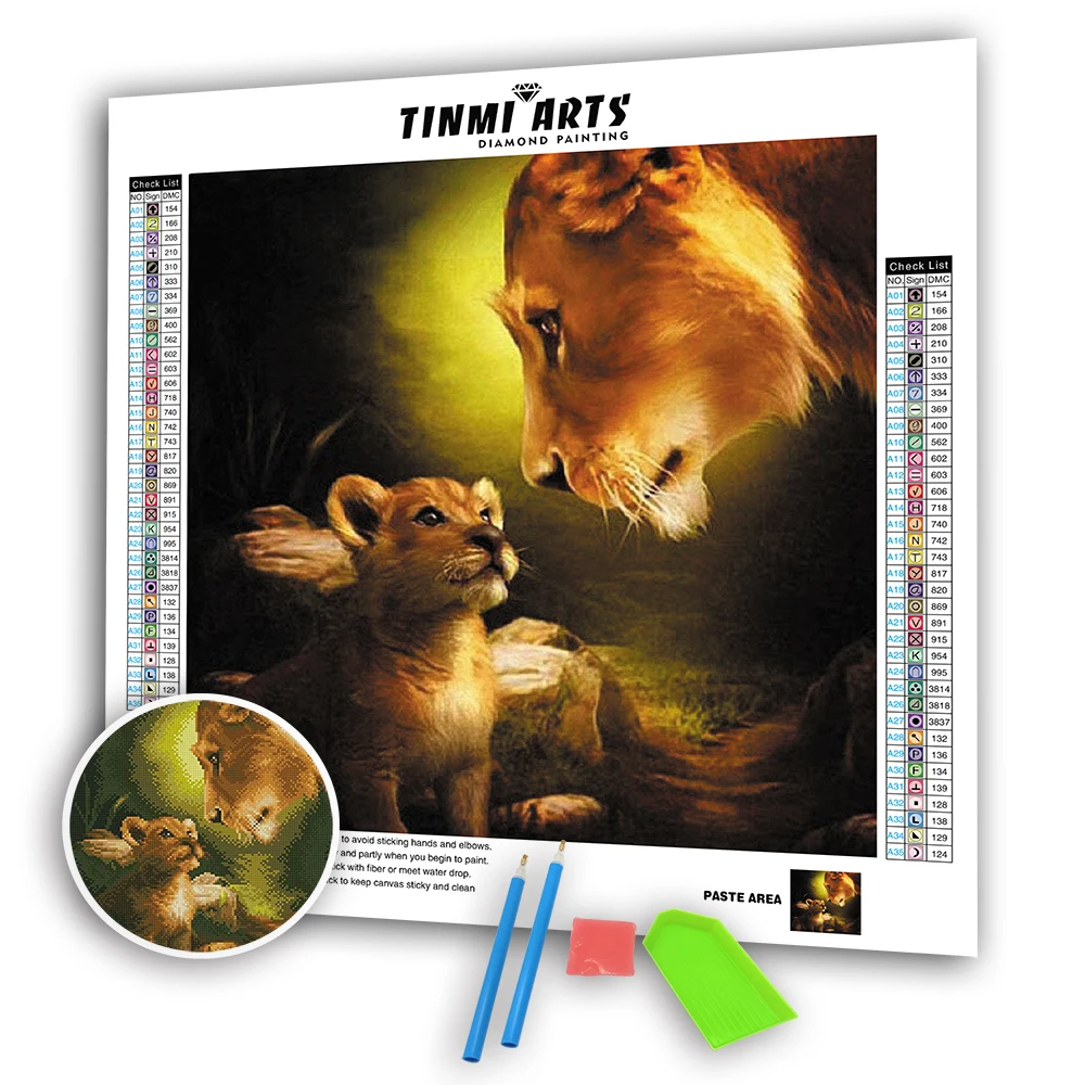 5D DIY Poured Glue Diamond Painting Kits Scalloped Glue Full Drill Round Lion Mother Child Mosaic Art Animal Handmade Decoration
5D DIY Poured Glue Diamond Painting Kits Scalloped Glue Full Drill Round Lion Mother Child Mosaic Art Animal Handmade Decoration