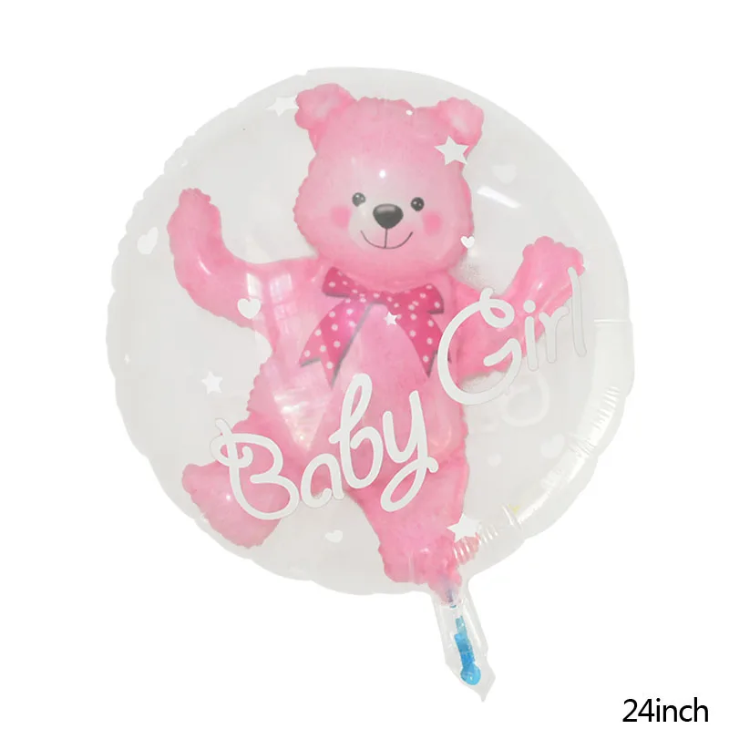 24 Inch 4D Bear Aluminum Foil Bubble Balloon Pink Blue Baby Shower Balloon Set Birthday Party Wedding Decor Kids Toys Gift 
24 Inch 4D Bear Aluminum Foil Bubble Balloon Pink Blue Baby Shower Balloon Set Birthday Party Wedding Decor Kids Toys Gift