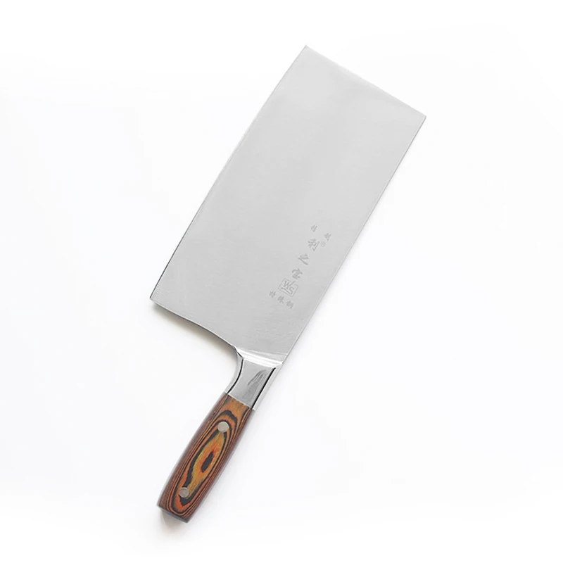 4Cr13 Stainless Steel Kitchen Chinese Knife Meat Cleaver Vegetable Knife Butcher Knife with Wooden Handle
4Cr13 Stainless Steel Kitchen Chinese Knife Meat Cleaver Vegetable Knife Butcher Knife with Wooden Handle